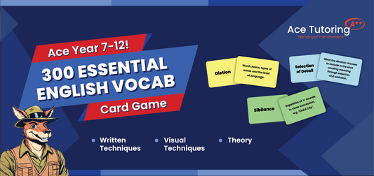 Ace Year 7-12 300 Essential Vocab Card Game